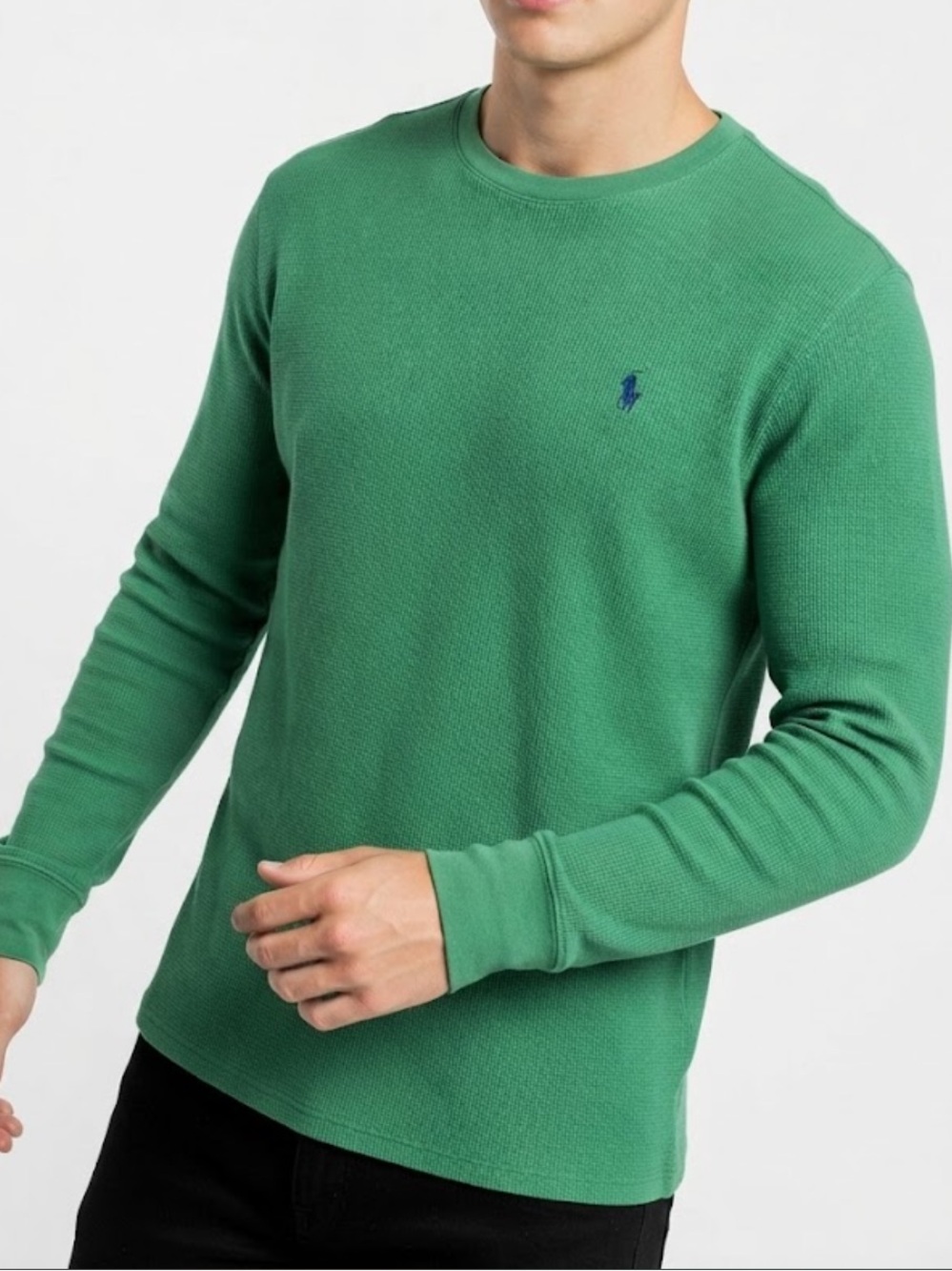 Polo by Ralph Lauren Men’s Green Long-Sleeve Crewneck Sweatshirt Size Large
